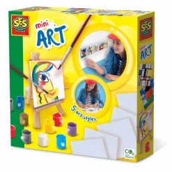 SES Creative Kreativitetssæt - Miniature kunst| Økologisk Eller Bæredygtig|Tegne- & Malegrej