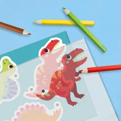 SES Creative Krympeplast - Lav dinosaur nøgleringe| Krea-Fitness|Dinosaur Legetøj
