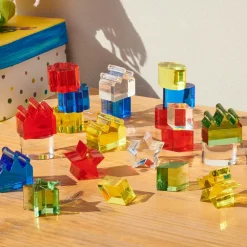 tickit® Krystalformer - Farve, 30 dele| Montessori|Lysborde