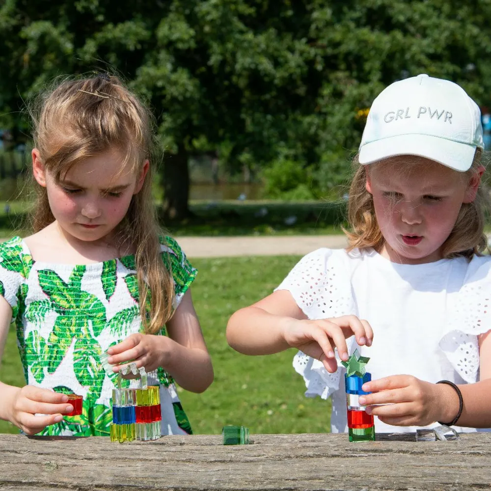 tickit® Krystalformer - Farve, 30 dele| Montessori|Lysborde