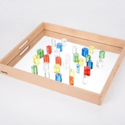 tickit® Krystalformer - Farve, 30 dele| Montessori|Lysborde
