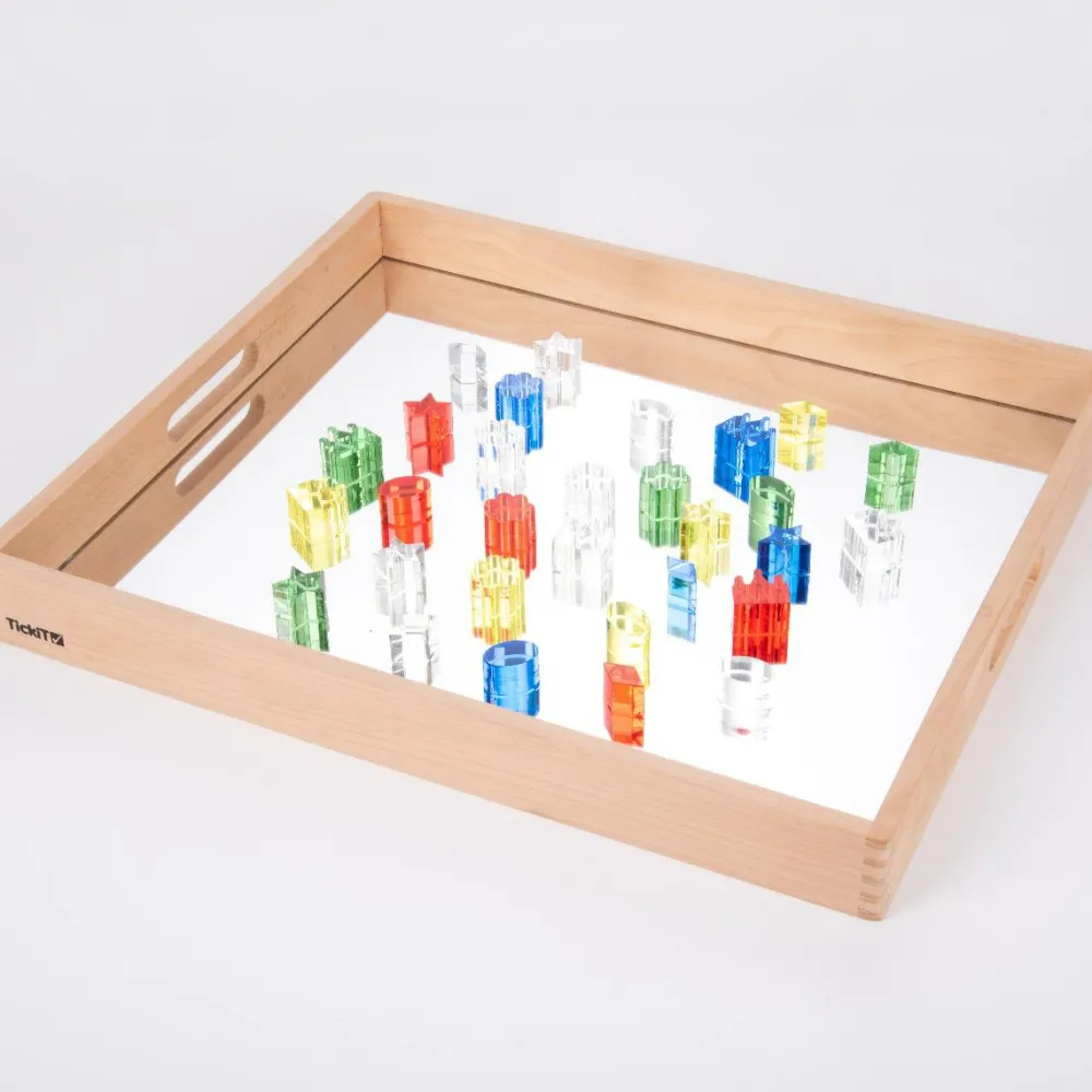 tickit® Krystalformer - Farve, 30 dele| Montessori|Lysborde