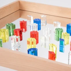 tickit® Krystalformer - Farve, 30 dele| Montessori|Lysborde
