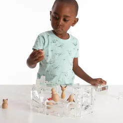 tickit® Krystalformer - Transparent, 25 stk| Montessori|Lysborde