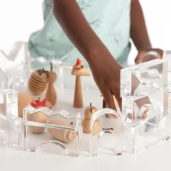 tickit® Krystalformer - Transparent, 25 stk| Montessori|Lysborde
