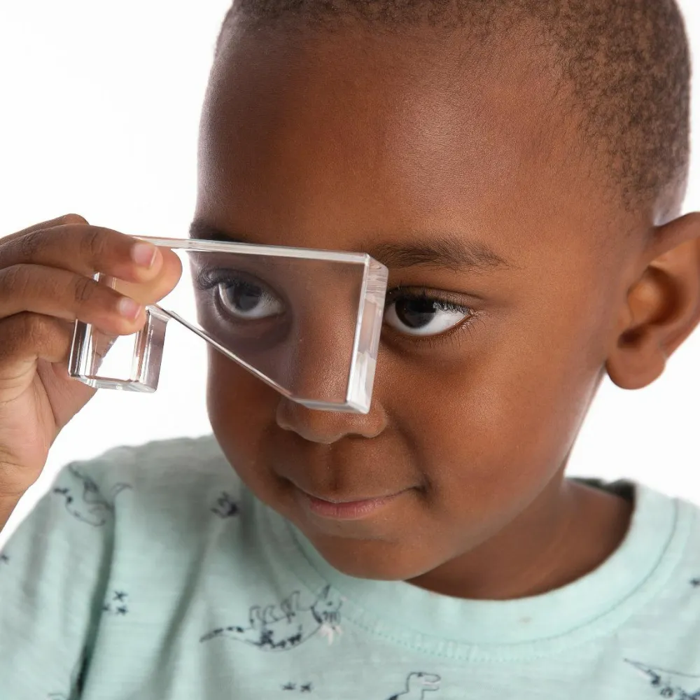 tickit® Krystalformer - Transparent, 25 stk| Montessori|Lysborde