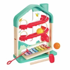 Hape Kuglebanehus med xylofon|Børn Tumlinge Legetøj|Musikinstrumenter Til Børn