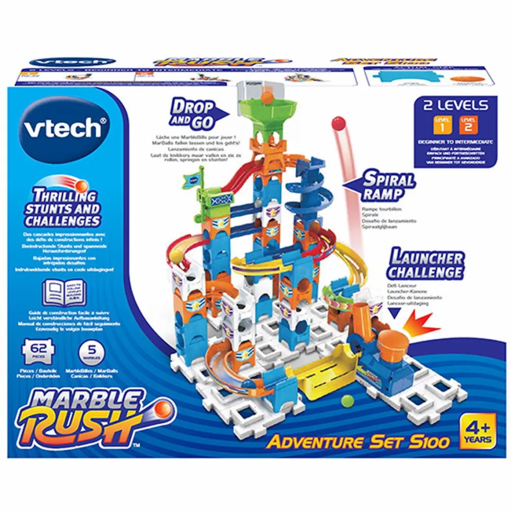 vtech Kuglebane - Marble Rush Adventure, 62 dele| Kuglebane