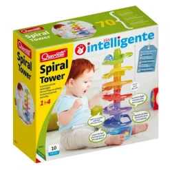 Quercetti Kuglebane - Spiraltårn| Tumlinge Legetøj|Sorterings- & Stablelegetøj