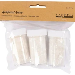 Creativ Company Kunstig sne - Hvid glitter, 3 x 27 ml.| Kreativ Leg|Jul
