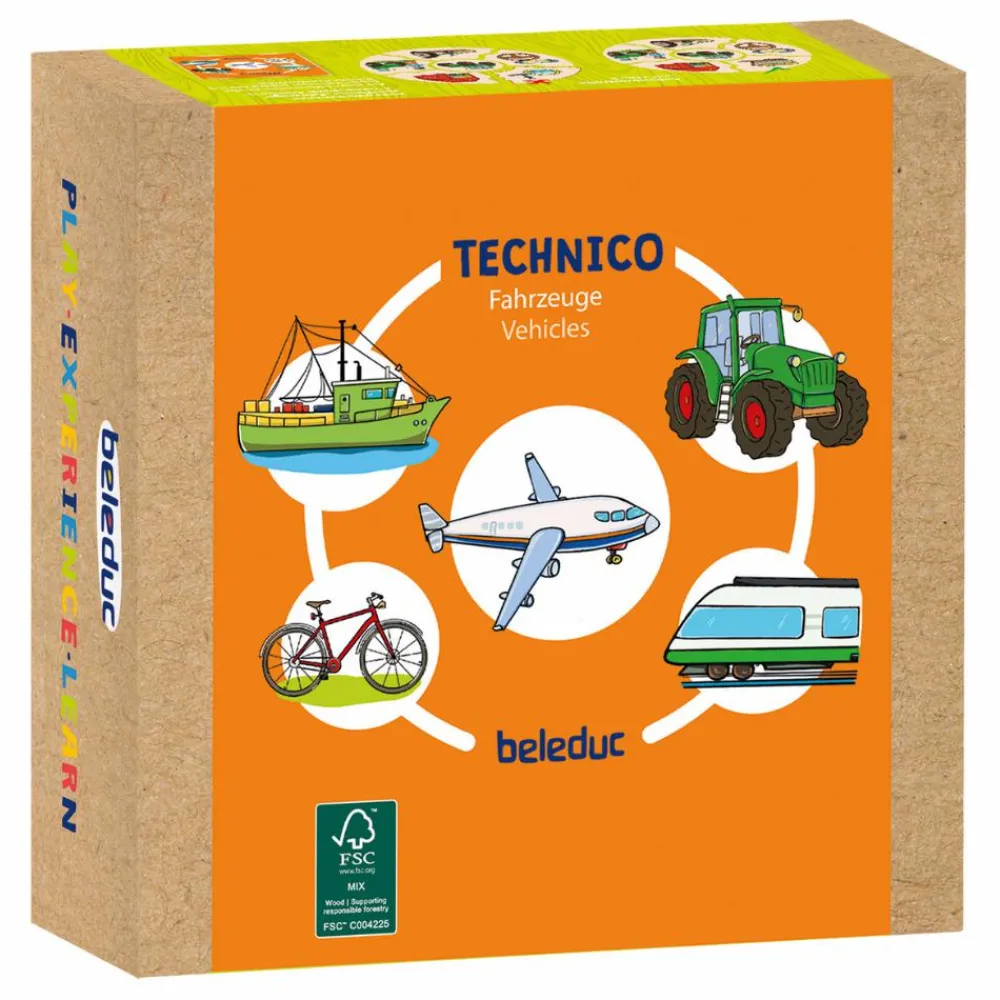 Beleduc Lag puslespil - Transportmidler| Puslespil