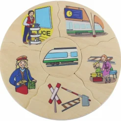 Beleduc Lag puslespil - Transportmidler| Puslespil