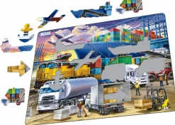 Larsen puslespil - Containerhavn, 37 brikker| Puslespil