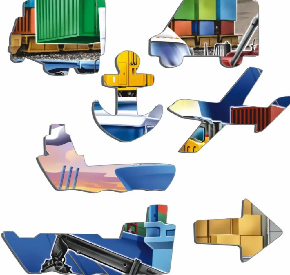 Larsen puslespil - Containerhavn, 37 brikker| Puslespil