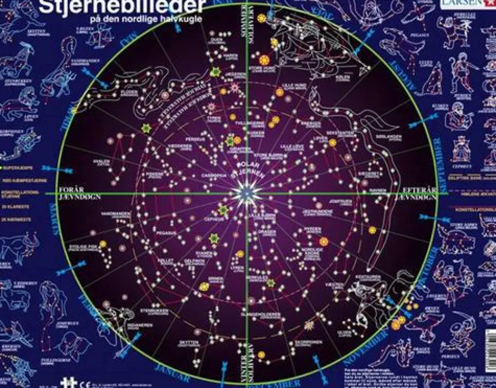 Larsen puslespil - Stjernerne| Montessori|Astronomi
