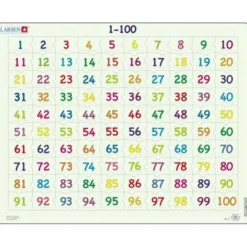 Larsen Puslespil - Tæl til 100| Matematik & Leg|Puslespil