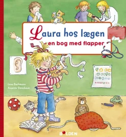 Forlaget Bolden Laura hos lægen - en bog med flapper|Børn Sociale Kompetencer|Børnebøger