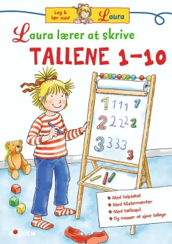 Forlaget Bolden Laura lærer at skrive tallene 1-10|Børn Skolesjov|Matematik & Leg