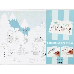 Creativ Company Lav selv julekalender (inkl. motiv), 3 stk| Jul|Tegne- & Malegrej