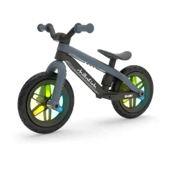 Chillafish Løbecykel BMXie GLOW - Antracit (2-5 år)| Løbecykler|Tumlinge Legetøj