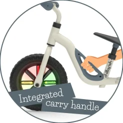 Chillafish Løbecykel Charlie GLOW - Beige (18 mdr - 4 år)| Tumlinge Legetøj|Løbecykler