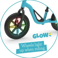 Chillafish Løbecykel Charlie GLOW - Blå (18 mdr - 4 år)| Tumlinge Legetøj|Løbecykler