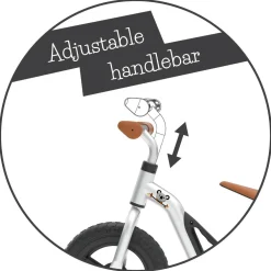 Chillafish Løbecykel Charlie - Sølv (18 mdr - 4 år)| Tumlinge Legetøj|Løbecykler