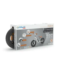 Chillafish Løbecykel Charlie - Sølv (18 mdr - 4 år)| Tumlinge Legetøj|Løbecykler