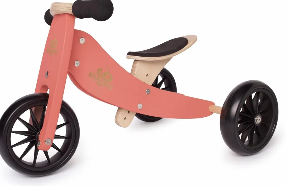 Kinderfeets Løbecykel - Tiny Tot 2-i-1, Koral| Løbecykler|Babylegetøj