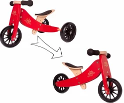 Kinderfeets Løbecykel - Tiny Tot 2-i-1, Rød| Løbecykler|Babylegetøj