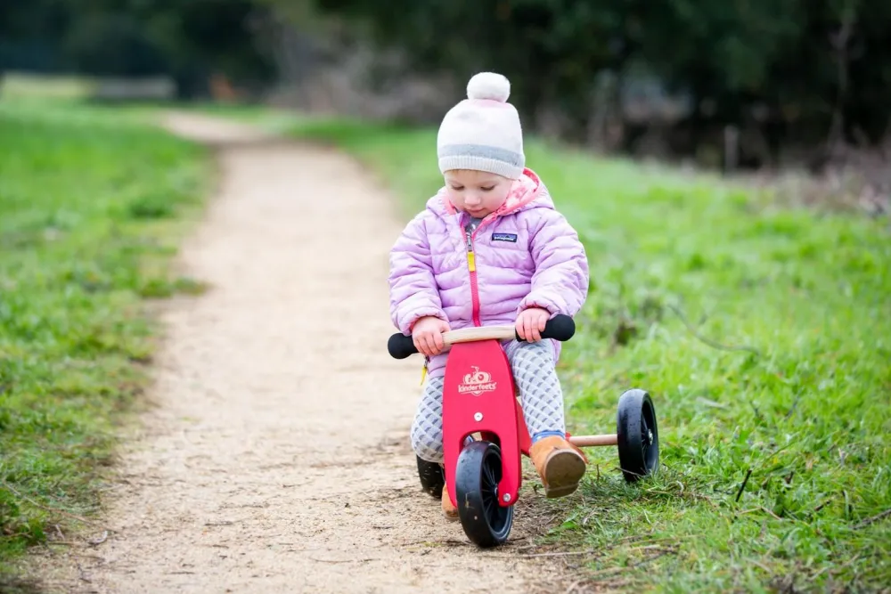 Kinderfeets Løbecykel - Tiny Tot 2-i-1, Rød| Løbecykler|Babylegetøj