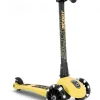 Scoot & Ride Løbehjul - Highwaykick 3 m. LED, Lemon| Løbehjul