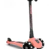 Scoot & Ride Løbehjul - Highwaykick 3 m. LED, Peach| Løbehjul