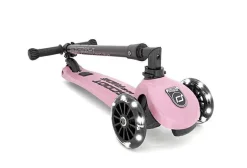Scoot & Ride Løbehjul - Highwaykick 3 m. LED, Rose| Løbehjul