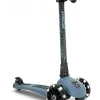 Scoot & Ride Løbehjul - Highwaykick 3 m. LED, Steel| Løbehjul