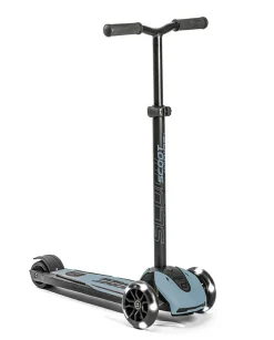 Scoot & Ride Løbehjul - Highwaykick 5 m. LED, Steel| Løbehjul