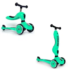 Scoot & Ride Løbehjul/Løbecykel - Highwaykick 1, Kiwi| Grovmotorik|Løbehjul