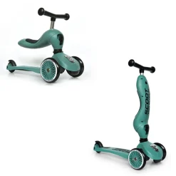 Scoot & Ride Løbehjul/Løbecykel - Highwaykick 1, Green| Grovmotorik|Tumlinge Legetøj