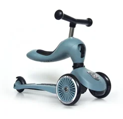 Scoot & Ride Løbehjul/Løbecykel - Highwaykick 1, Steele| Grovmotorik|Løbehjul