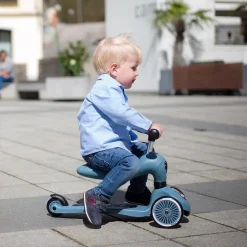 Scoot & Ride Løbehjul/Løbecykel - Highwaykick 1, Steele| Grovmotorik|Løbehjul