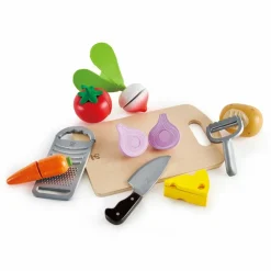 Hape Legemad - Basisredskaber og madvarer| Legekøkken & Legemad
