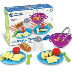 Learning Resources Legemad - Pastasæt, 20 dele| Legekøkken & Legemad