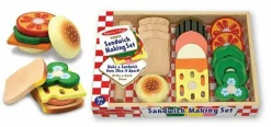 Melissa & Doug Legemad - Sandwich bar| Rolleleg|Legekøkken & Legemad
