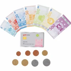 goki Legepenge (dyre-valuta), inkl. kreditkort| Rolleleg|Matematik & Leg