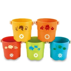 Scandinavian Baby Products Lege-spande, 5 stk| Badelegetøj|Tumlinge Legetøj