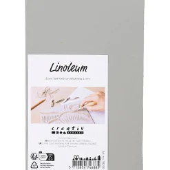 Creativ Company Linoleumsplade 10 x 15 cm, 2 stk| Kreativ Leg|Tegne- & Malegrej