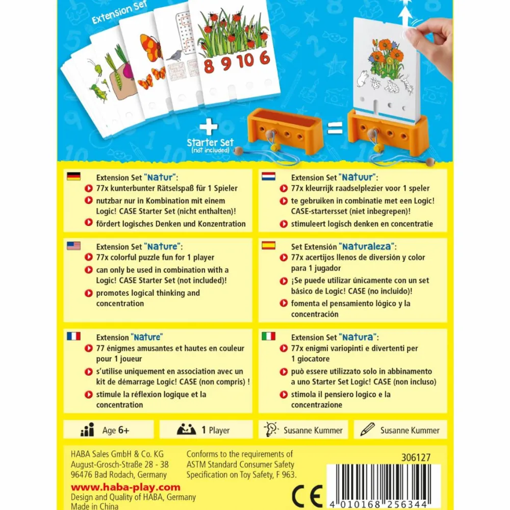 Haba Logic! CASE tilbehør 6+ år - Natur| Montessori|Spil