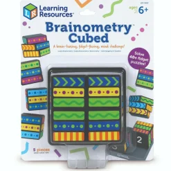 Learning Resources Logikspil - Brainometry Cubed| Logik & Talforståelse|Skolesjov