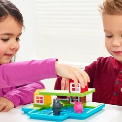 SmartGames Logikspil - De tre små grise| Logik & Talforståelse|Legetøj Til Ferien
