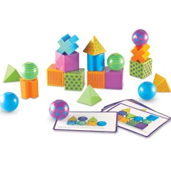 Learning Resources Logikspil - Hjerneblox| Skolesjov|Matematik & Leg